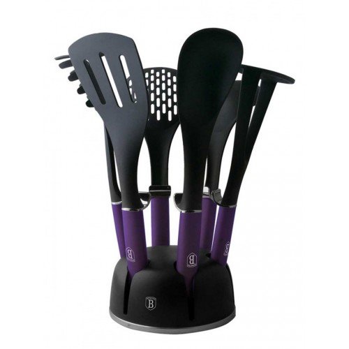 7 Dalių Virtuvės Įrankių Rinkinys Purple Eclipse BERLINGERHAUS-BerlingerHaus-Virtuvės įrankiai