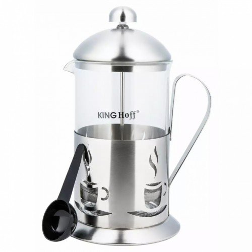 KINGHOFF Kavos/arbatos virimo aparatas su slėginiu puodu 600 ml KH-4831-KINGHOFF-Kavai ir Arbatai