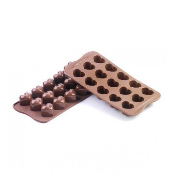 Silikoninė Silikomart formelė šokoladui MONAMOUR Maistinio Silikono Formos 
